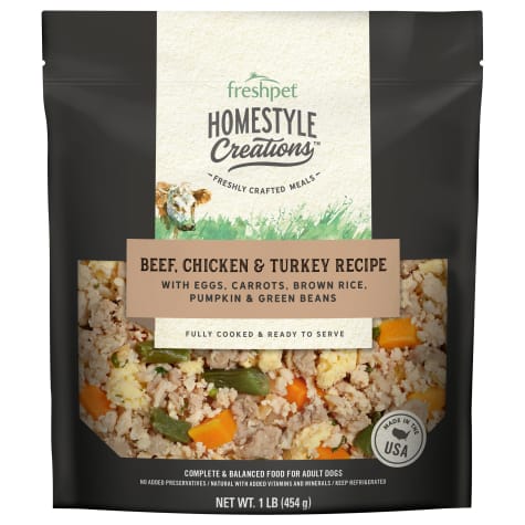 Freshpet Homestyle Creations Multiprotein Meal Fresh Dog Food
