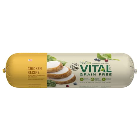 Freshpet Vital Grain Free Chicken Recipe Roll Fresh Dog Food