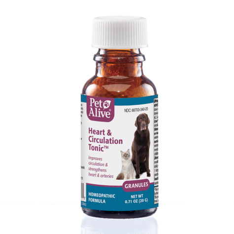 PetAlive Heart and Circulation Tonic Granules Natural Homeopathic Formula for Healthy Circulation for Pets