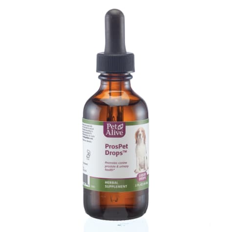 PetAlive ProsPet Liquid Drops Natural Herbal Supplement Canine Prostate Health for Pets