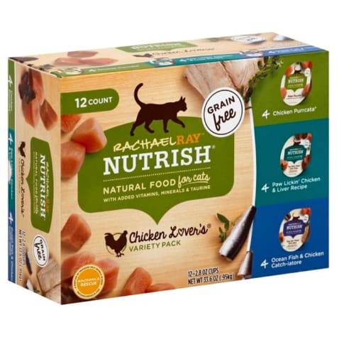 Rachael Ray Nutrish Grain Free Chicken Lovers Variety Pack Wet Cat Food