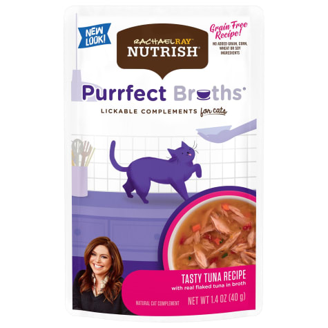 Rachael Ray Nutrish Purrfect Broths Tasty Tuna Recipe Lickable Cat Treats
