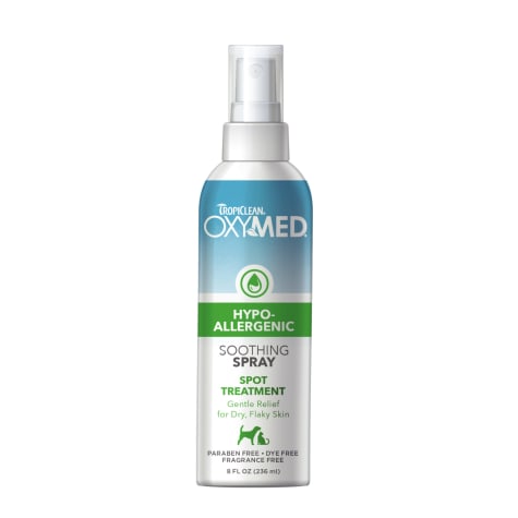 TropiClean OxyMed Hypoallergenic Soothing Spray for Pets