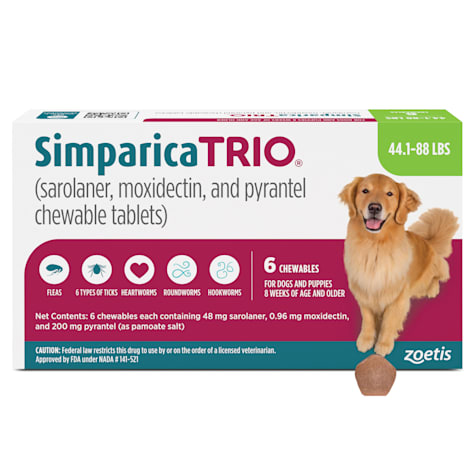 Simparica Trio 44.1-88 lbs. Dogs