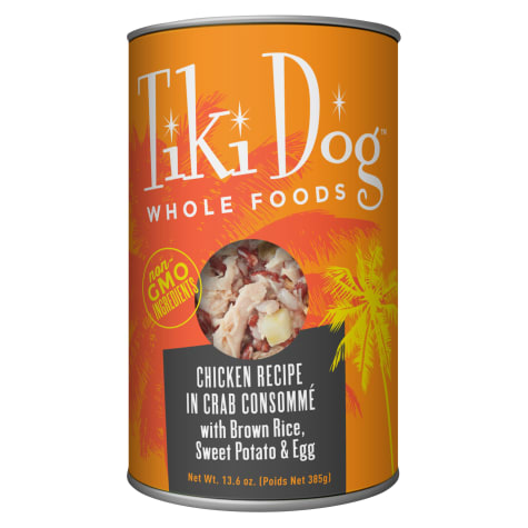 Tiki Dog Whole Foods Chicken Recipe in  Crab Consomme Wet Dog Food