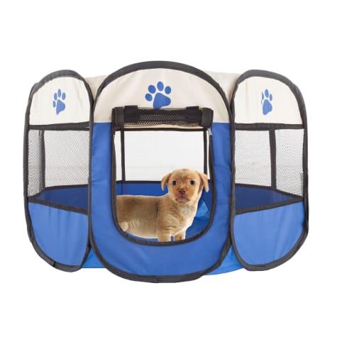 PETMAKER Pet Playpen with Carrying Case for Indoor/Outdoor Use