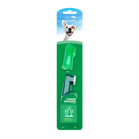 TropiClean Fresh Breath Finger Brushes for Dogs