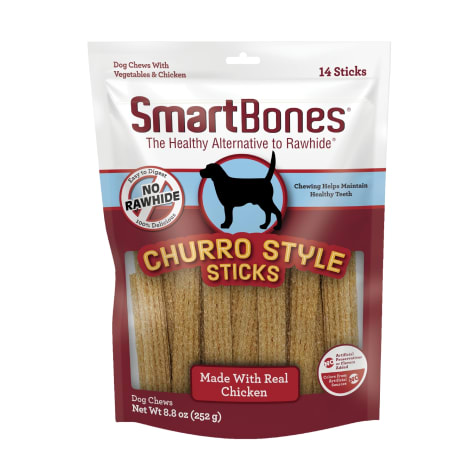 SmartBones Churro-Style Sticks With Chicken Dog Treats