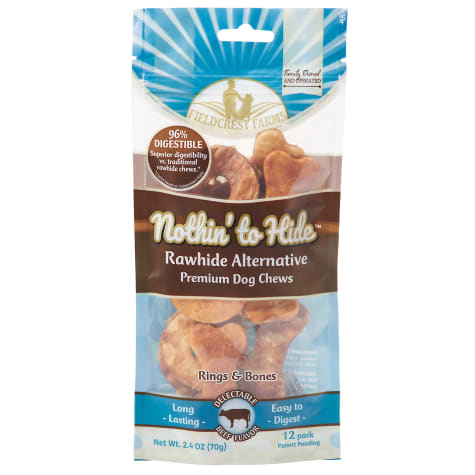Fieldcrest Farms Nothin' to Hide Beef Ring/Bone Dog Chew