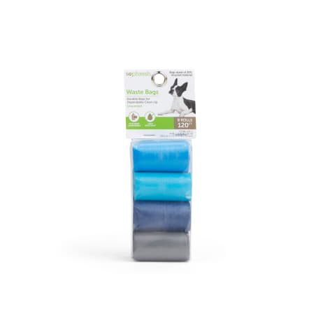 So Phresh Blue & Grey Unscented Dog Waste Bags