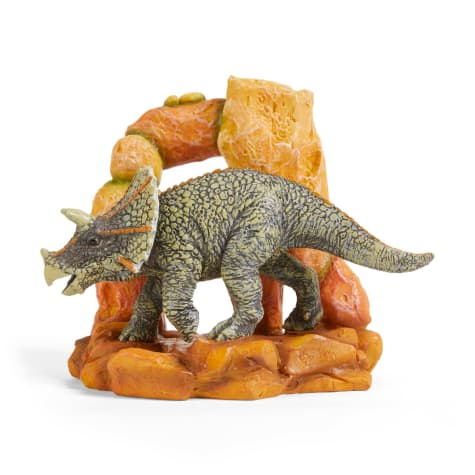 Imagitarium Triceratops Dinosaur Aquarium Decor