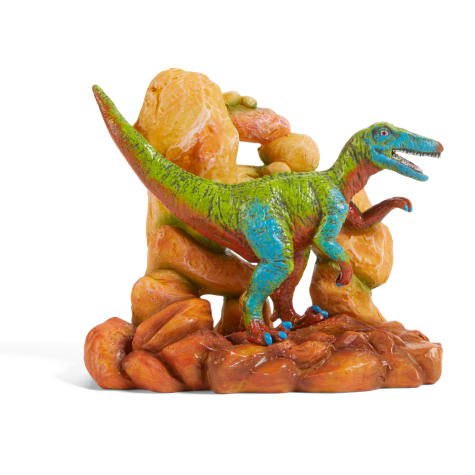 Imagitarium Velociraptor Dinosaur Aquarium Decor