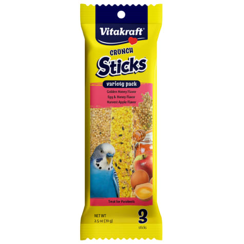 Vitakraft Crunch Sticks Variety Pack Parakeet Treat