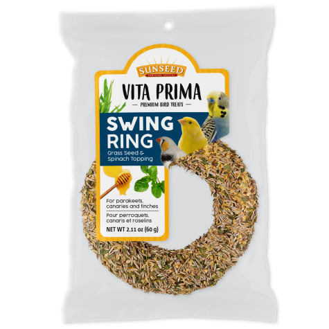 Sun Seed Swing Ring Grass Seed/Spinach Bird Treat