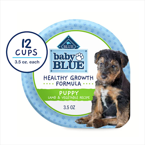 Blue Buffalo Baby Blue Healthy Growth Formula Lamb and Vegetable Recipe Natural Puppy Wet Food Cup