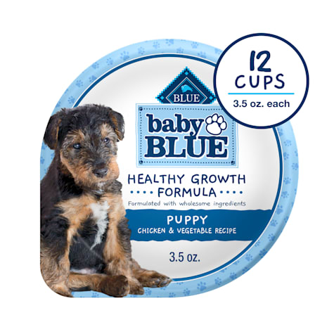 Blue Buffalo Baby Blue Healthy Growth Formula Natural Chicken & Vegetable Recipe Wet Puppy Food