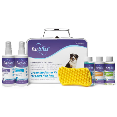 Furbliss Short Hair Grooming Starter Kit for Pets