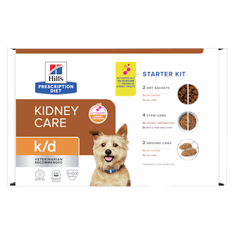 Hill's Prescription Diet k/d Kidney Care Starter Kit Variety Pack Dry Dog Food
