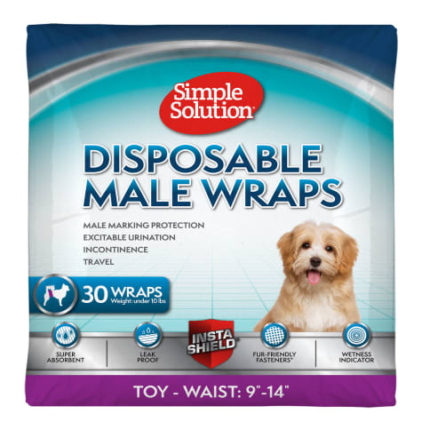Simple Solution Disposable Male Wrap for Dogs