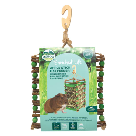Oxbow Enriched Life Apple Stick Rabbit Hay Feeder