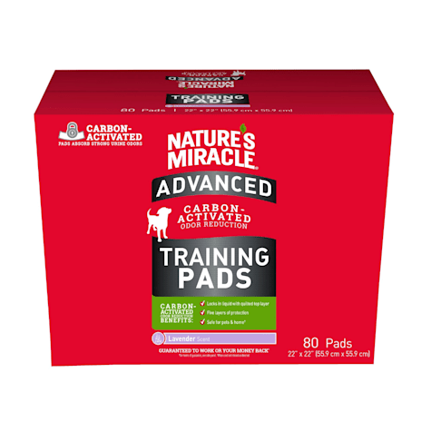 Nature's Miracle Advanced Puppy Training Pads With Carbon-Activated Odor Reduction