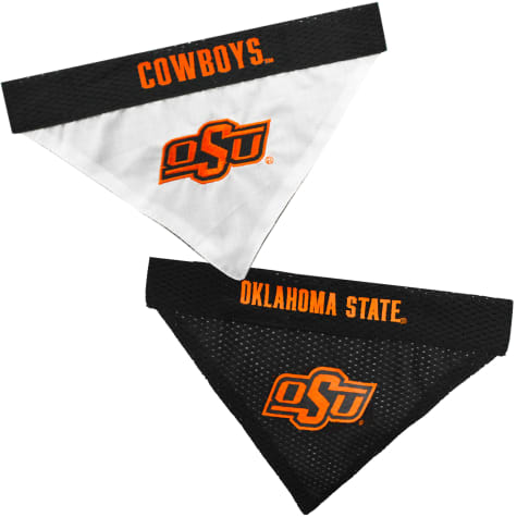 Pets First Oklahoma State Reversible Bandana for Dogs