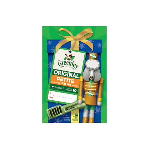 Greenies Original Petite Nutcracker Natural Holiday Dental Dog Chew