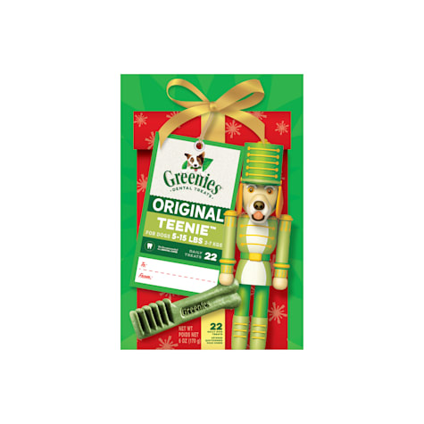 Greenies Original Teenie Nutcracker Natural Holiday Dental Dog Chew