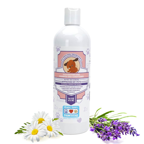 Pawtitas Handcrafted with Certified Organic Ingredients Lavender and Chamomile Dog Shampoo and Conditioner