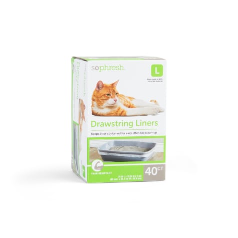 So Phresh Drawstring Cat Litter Box Liners