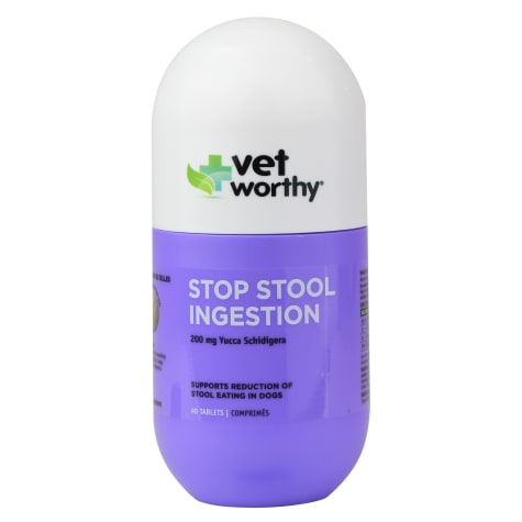 Vet Worthy Stop Stool Ingestion Liver Flavored Chewable Tablets for Dogs