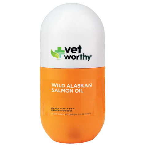Vet Worthy Wild Alaskan Salmon Oil Soft Chews for Dogs