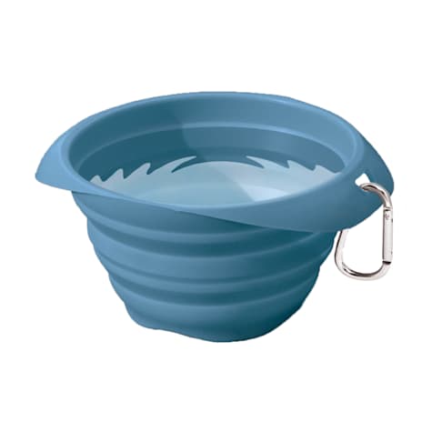 Kurgo Blue Collaps-A-Bowl for Dogs