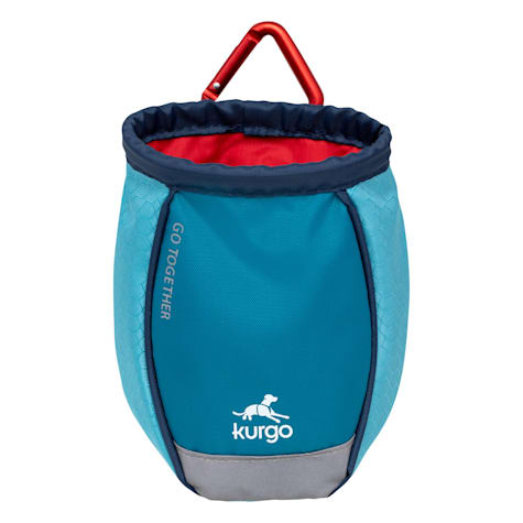 Kurgo Coastal Blue Go-Stuff-It Treat Bag for Dogs