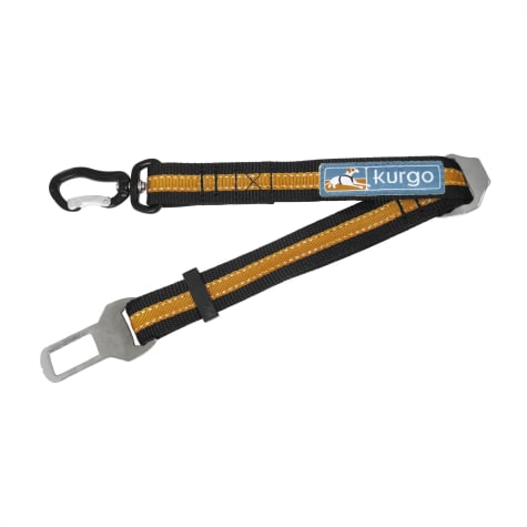 Kurgo Orange Direct to Seatbelt Swivel Tether for Dogs
