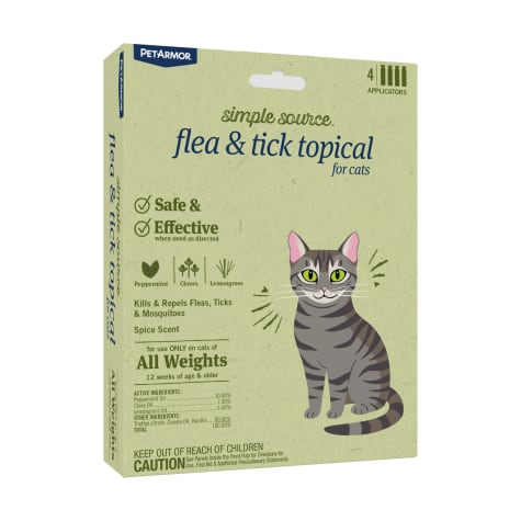 PetArmor Simple Source Flea & Tick Topical for Cats