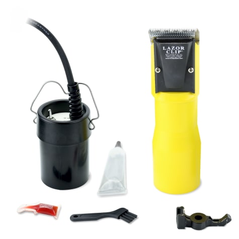 Laube Lazor 2-Speed Corded Yellow Clipper Kit With Lights