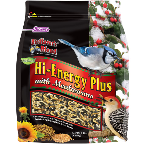 FM Browns Bird Lover's Blend Hi-Energy Plus with Mealworms Dry Food