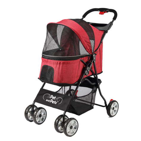 Pet and Pets Red Catalina Pet Stroller
