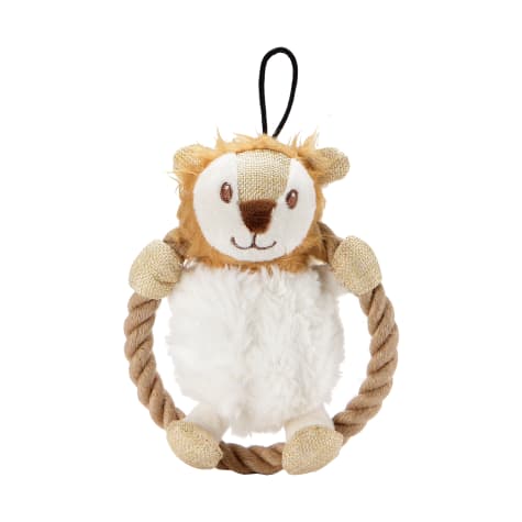 Petique Hula Hemp Rope Lion Dog Toy