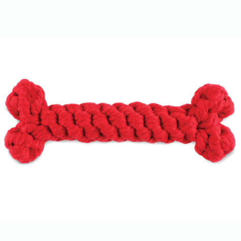Harry Barker Red Rope Bone Dog Toy