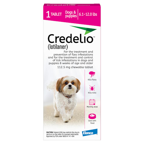 Credelio Chewable Tablet for Dogs 6.1-12 lbs