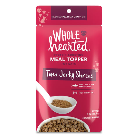 Wholehearted Tuna Jerky Shreds Protein-Boosting Cat Meal Topper