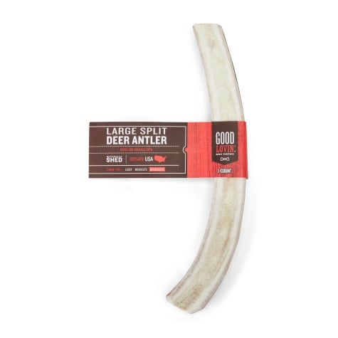Good Lovin' Naturally Shed Split Deer Antler Large Dog Chew