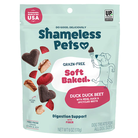 Shameless Pet Treats Duck Beet Soft-Baked Biscuit Dog Treats