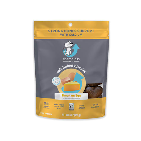 Shameless Pet Treats Egg and Cheese Soft-Baked Biscuit Dog Treats