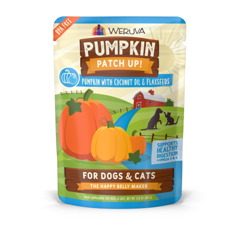 Pumpkin Patch Up! Pureed Pumpkin with Coconut Oil & Flaxseeds Food Supplement for Dogs and Cats