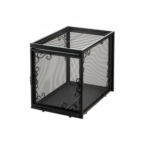 Richell Black Metal Mesh Pet Crate