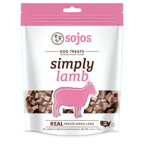Sojos Simply Raw Lamb Freeze-Dried Dog Treats