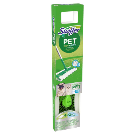 Swiffer Sweeper Heavy Duty Pet Dry + Wet Sweeping Kit